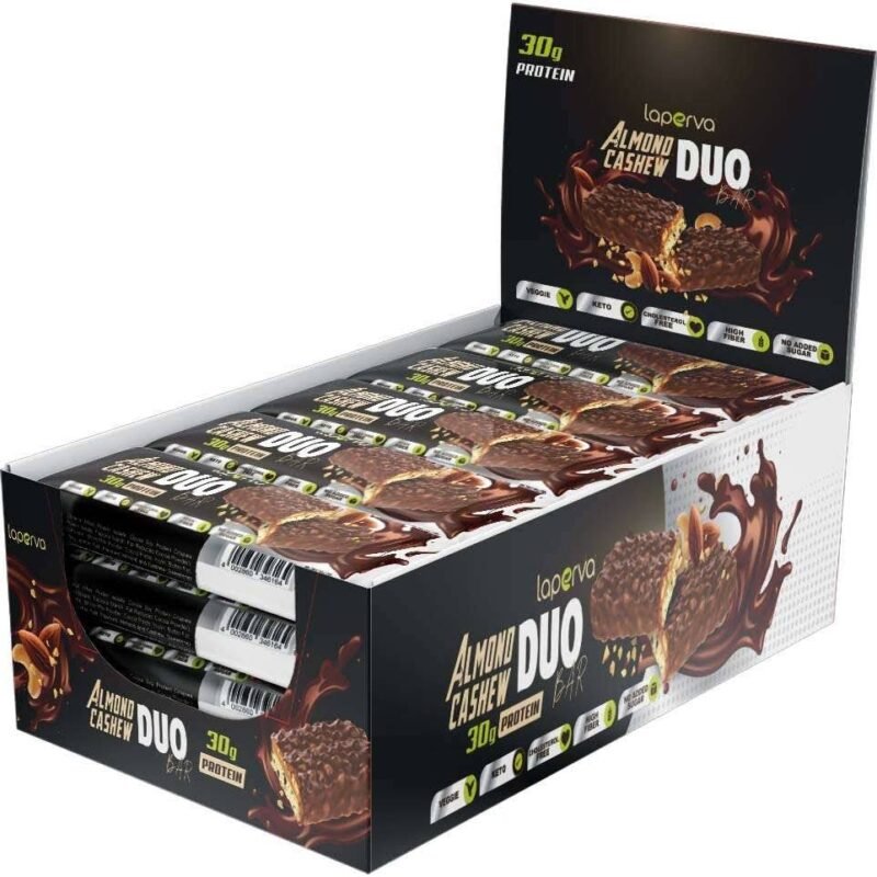 Laperva almond cashew duo protein Bar