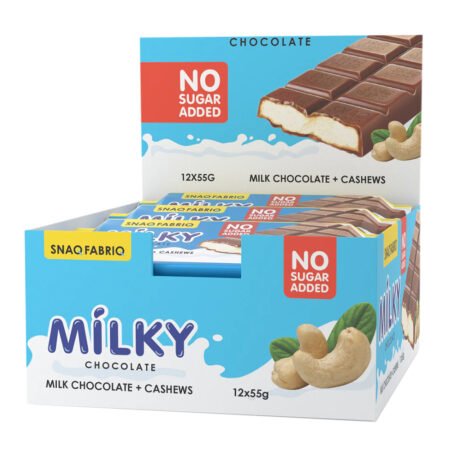 Snaq Fabriq Milky Milk chocolate + Cashew 55gm