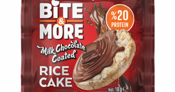 Bite More Rice Cake Milk Chocolate Coat - الصورة 4